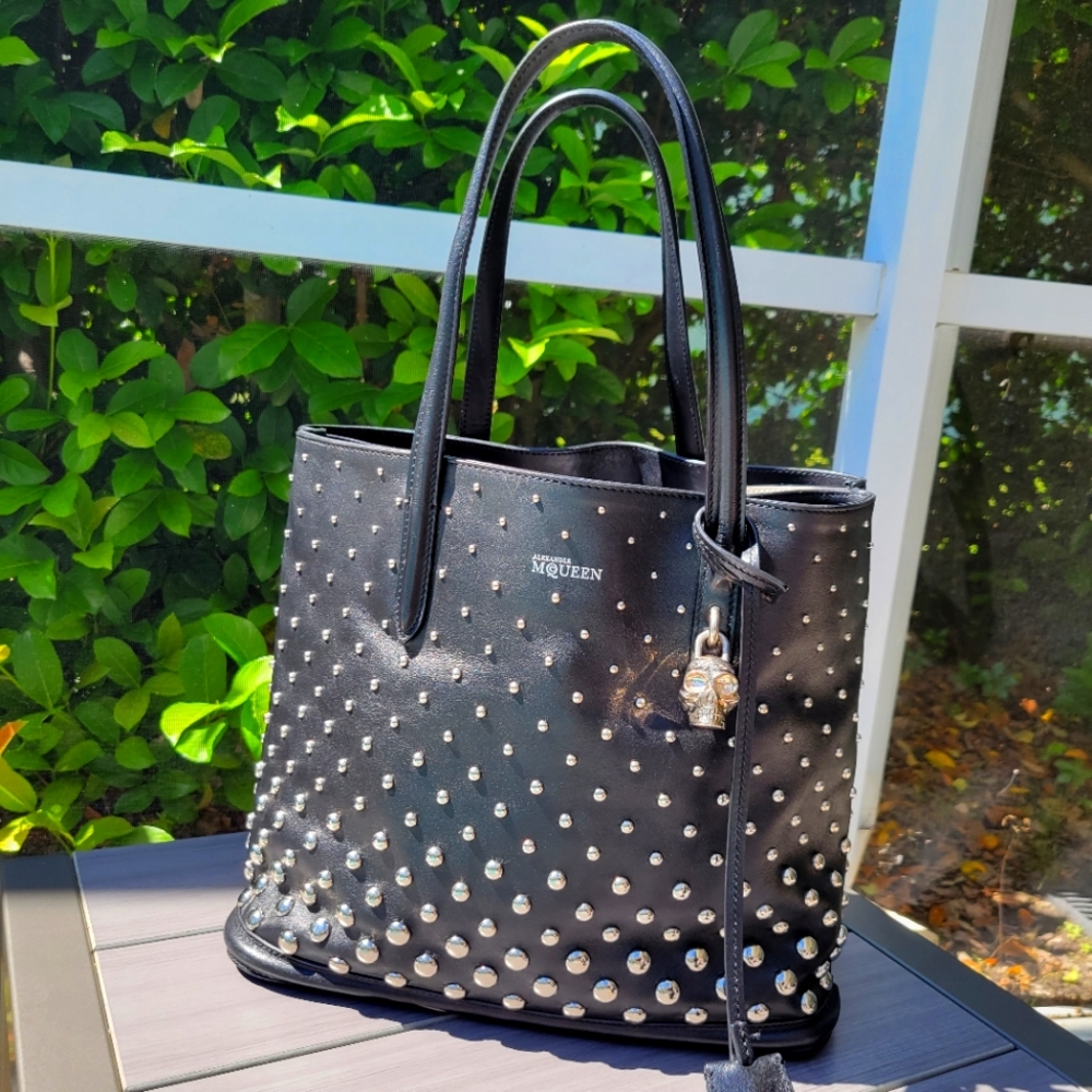 Alexander McQueen Padlock Studded Shopper